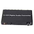 Miniatyrbild 2 av 8: AY77 5.1CH DAC Converter Audio Decoder Digital Optisk Koaxial för Toslink till RCA 3,5 mm Jack för Xbox för PS4 för TV