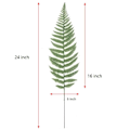 Miniatyrbillede 2 af 4: 10 stk. kunstig fyrregren - kunstige cypressblade - realistiske plastblade - nem vedligeholdelse - alsidig kunstig plantedekoration til hjemmet