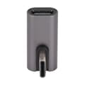 Miniatyrbillede 5 af 8: Type C han til hun adapter 10 Gbps aluminiumslegering kompakt Type C adapter til bærbare computere tablets smartphones