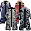 Miniatyrbild 1 av 5: Harry Potter Hogwarts Legacy Vuxen Skolrock Cosplay Cape Kappa XL Slytherin