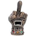Miniatyrbild 1 av 8: Fist Öppnare Cool Middle Finger Form Bärbar Fist Ölflaska Öppnare för Män Make Pappa Morfar Pojkvän Guld