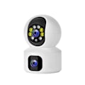 Miniatyrbillede 1 af 4: Trådløst Dual Screen Kamera Bærbar Telefon Fjernovervågningskamera Til Hjem Soveværelse DGZD EU stik