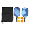 Miniatyrbild 1 av 8: Pickleball-paddel i glasfiber förbättrar studs och lindrar armbågstryck absorberande svett Pickleball-tillbehör