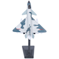 Miniatyrbild 7 av 8: Elektriska J10-flygplanleksaker i legering med ljus och ljud, stridsflygplansmodell, barnpresenter, födelsedagspresenter, kamouflageblått