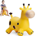Miniatyrbild 1 av 5: Planet Animal Hopper för barn, Giraff att rida på för småbarn, Studsande häst, Hopphäst, Hoppleksakspresent för pojkar och flickor, uppblåsbar Hopper Bouncy