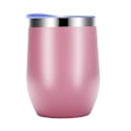 Miniatyrbild 1 av 5: Äggskalsmugg Dubbelväggig Rostfri Isolerad Mugg Rosa