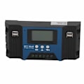 Miniatyrbild 4 av 8: 12V 24V Solcellsladdningsregulator 4 USB-portar 5V 2.5A Parameter Justerbar LCD-display för Hem RV Båt 60A