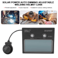 Miniatyrbild 7 av 8: Power automatisk avbländning svetshjälm lins Justerbar cover skydd lins