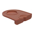 Miniatyrbillede 3 af 8: Kaffe Tamper Pad Silikone Anti Slip Tamper Måtte Blød Harmløs Hjørne Tampe Måtte til HusholdningBrun