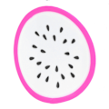 Pikkukuva 4 / 8: Fruit Shape Coaster Pöytäastiat Placematto Silikoni Cup juomatelineet Mat KeittiötarvikkeetDragon Fruit