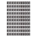 Pikkukuva 4 / 8: 200 kpl puunappia 2-reikäinen DIY tumma kahvi oliivin muotoinen vaatteiden lisävarusteet 30mm