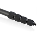 Miniatyrbillede 4 af 4: 1,5 m Mikrofon Boom Pole Udtrækkelig Boompole Stereo Videooptagelse