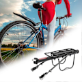 Miniatyrbillede 3 af 5: Bagagebærer til mountainbike, hurtig udløsning og installation, cykelbagagebærer, aluminiumslegering, robust MTB-bagagebærer