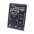 Miniatyrbild 2 av 5: SSD-fodral M2 NGFF & MSATA till SATA3.0 6Gb Adapter Riser-kort