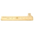 Miniatyrbillede 8 af 8: Pocket Messing Caliper Professionel Høj nøjagtighed 0 Til 60 mm Enkeltskala Mini Handy Caliper til Perle Wire Juvel Ringe