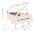 Miniatyrbillede 2 af 6: Piano Music Box Clockwork Skrivebord Hjem Dekoration Fødselsdagsgave Håndværk til børn Kontor