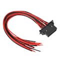 Miniatyrbillede 8 af 8: 3 stk. 16-bens OBD2-kabeladapter 30CM Anti-aging hun-stikkabel udskiftning til KIA