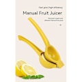 Miniatyrbillede 2 af 5: Citronpresser - Robust og ergonomisk - Antikorrosion - til citron, appelsin eller andre frugter - lavet af legering