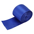 Miniatyrbillede 8 af 8: Satinbåndsrulle med dobbelt ansigt 5m/16,4ft Længde 38mm/1,5in Bredde DIY Polyester Gaveindpakningsbånd til Håndværk Hårpynt Blå