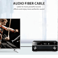 Miniatyrbillede 4 af 5: 2M Mini 3.5mm Stik Digitalt Optisk Lydkabel SPDIF Optisk Fiberledning