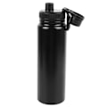 Miniatyrbillede 3 af 8: Sport Isoleret Flaske Sort Rustfrit Stål Dobbelt Væg Vaccum 800ml Isoleret Sports Vandkop til Rejser Daglig Træning