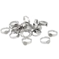 Miniatyrbillede 4 af 8: 20 stk. tomme ringe 8 mm justerbar rustfrit stål DIY flad ringbase til DIY ringe DIY smykker