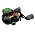 Miniatyrbild 1 av 8: Fiskerulle Digital Display Dubbel Broms Lätt Vikt Anti Explosion Wire Baitcasting Rulle Guld