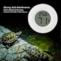 Miniatyrbillede 3 af 5: Reptil Termometer, Mini LCD Digitalt Termometer Hygrometer Rund Form til Humidorer Drivhus Have Kælder Køleskab Skab