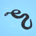 Miniatyrbilde 8 av 8: Snake Formede Rhinestones Trim Ribbon Mesh Wrap Roll DIY Klærtilbehør Applikasjon (svart)