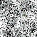 Pikkukuva 5 / 5: Steampunk Metalliset Metriset Kutistusriipukset Satunnaisia Eri Kokoja (30/50g) DIY Korujen Valmistustarvikkeet SN492