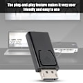 Miniatyrbillede 8 af 8: DP Han til HDMI Hun Adapter Konverter til PC Laptop HDTV Sort Display Port Interface