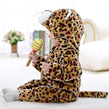 Pikkukuva 5 / 5: Hupulliset baby , joissa on sarjakuvaeläinkuviointi, baby ja tytöille (Leopard, koko 90)