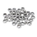 Miniatyrbillede 2 af 8: 40 stk. Skateboard Trucks Aksler Møtrikker Kulstofstål Skateboard Truck Hardware Kit til Skateboard Sølv