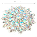 Miniatyrbild 2 av 6: Kristallglas Rhinestones Dekoration DIY kläder Smycken Tillbehör (AB Färg Silver Base)
