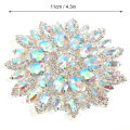Miniatyrbilde 2 av 6: Krystallglass Rhinestones Dekorasjon DIY Klær Smykker Tilbehør (AB Farge Sølv Base)