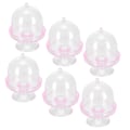 Pikkukuva 7 / 8: 12 set Mini Candy Box kakkuteline Cupcake Candy esittelylautanen kannella Juhlatarvikkeita Vaaleanpunainen
