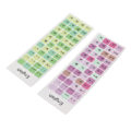 Miniatyrbild 3 av 8: 2st Tangentbordsdekaler Färgglada engelska språk Dammtät vattentät beläggning PVC-material Dator Keycaps Stickers C