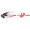 Miniatyrbillede 3 af 8: Simuleret museform harpiks fiske lokke blød agn tackle med dobbelt trekrog hvid