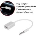 Pikkukuva 4 / 5: USB Aux Audio -kaapelisovitin 3,5 mm uros-2,0 naaras -automuunninjohto
