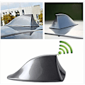 Miniatyrbilde 1 av 2: Universal Hai-finneformet Bilantenne - Radioantenne (Grå) 17cm*7cm*6.7cm