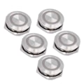Pikkukuva 6 / 8: 5 kpl Momentary Push Button Switch Metal Auto Reset Ultra Thin Vedenpitävä LED 19mmDC3~6V Vihreä