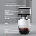 Miniatyrbillede 5 af 8: Mini kaffemaskine til udendørs rejser, camping, bærbar manuel dryp kaffemaskine
