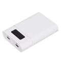 Miniatyrbild 5 av 8: M09 4x18650 DIY Powerbank med mikroingång LED-display Svetsfri batteriförvaringsbox Vit