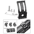 Miniatyrbilde 4 av 5: Universell LED Lysbar Brakett Klemme Lampestativ Passer For ATV SUV Lastebil