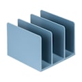Miniatyrbillede 1 af 8: Bogstøtter Enkel Stil Bred Mund Design Blå Farve Plast Materiale 16.2x16.2x12.2cm Kontor Bogstøtte