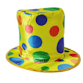 Miniatyrbillede 3 af 5: Polka Dot Clown Hat - Sjov og Festlig Clown Kostume Tilbehør