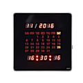 Miniatyrbild 2 av 8: Fashionabla digital väggklocka Power av Minne LED Digital väckarklocka Väggkalenderklocka 100‑240VEU Plugg