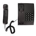 Miniatyrbillede 2 af 8: Vægmonteret bordtelefon med ledning til hjemmekontor, fastnettelefon med håndfri funktion, mute-funktion, genopkald af sidste nummer, P T-tilstand