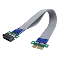 Pikkukuva 4 / 8: PCIE-jatkokaapeli 1X Riser-kortin jatke Kaksinkertainen nopeus Uros-Naaras-sovitin Nauha EP051