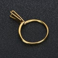 Miniatyrbild 3 av 8: Professionell diamanthållare Ädelstenar Spring Prong Claw Ring Smycken Display Tillbehör Gul (Lång)